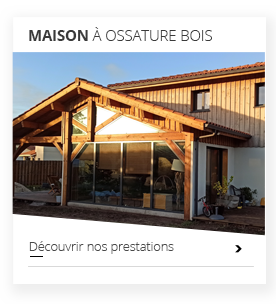 Maison à ossature bois 